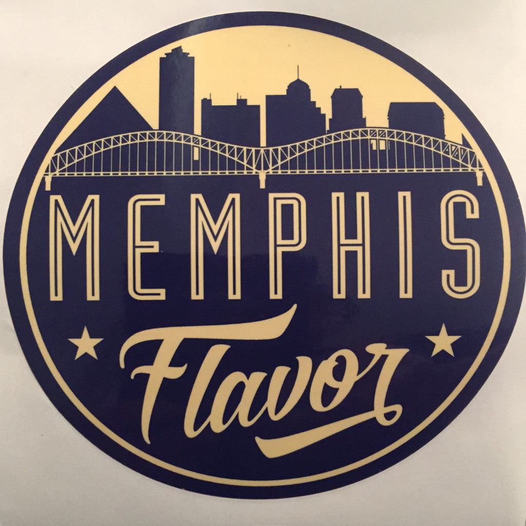 Memphis Flavor Logo Sticker
