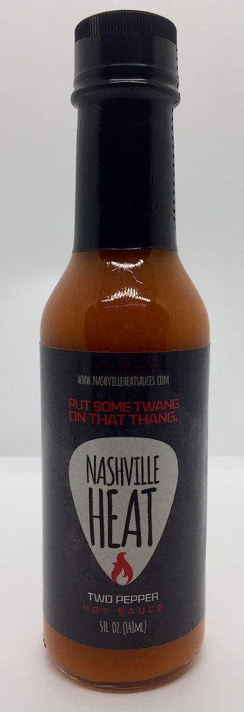 Nashville Heat 2 Pepper Hot Sauce 5oz